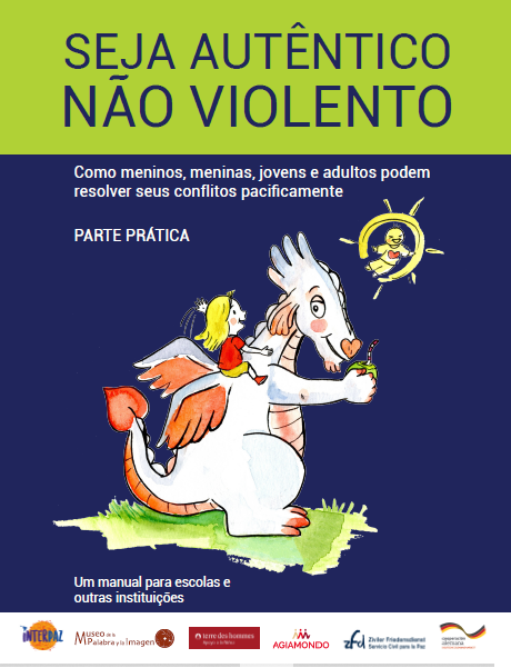 Capa do manual prático "Seja autêntico Não Violento"